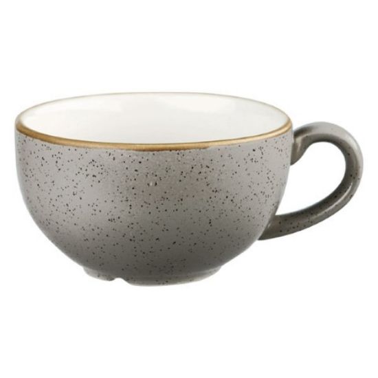 Picture of CASE OF 12 STONECAST CAPPUCCINO CUP 8oz PEPPERCORN GREY