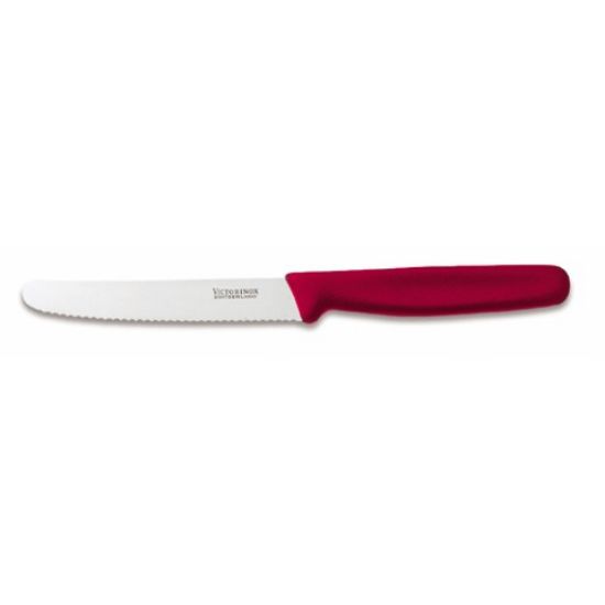 Picture of VICTORINOX TOMATO KNIFE 11CM RED HANDLE