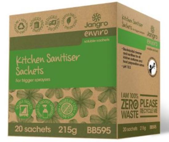 Picture of JANGRO ENVIRO KITCHEN SANITISER SACHETS FOR TRIGGER SPRAYER (20)