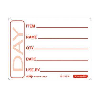 Picture of PREPARED FOOD LABEL 2" RED (500)