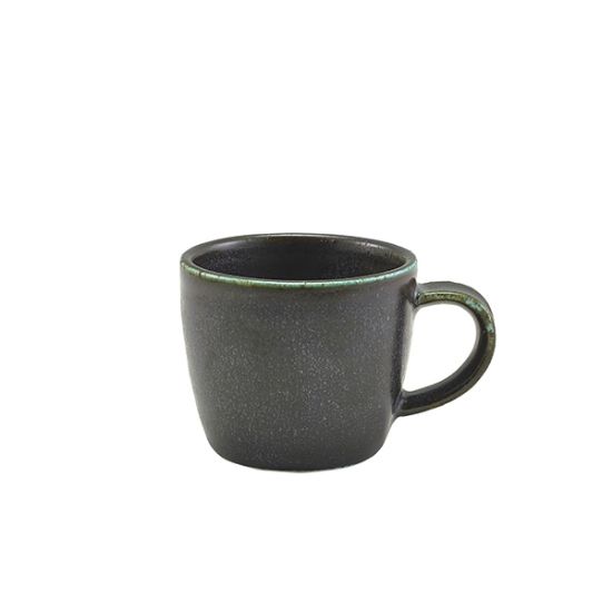 Picture of TERRA PORCELAIN CINDER BLACK ESPRESSO CUP 9CL 3oz  (6)