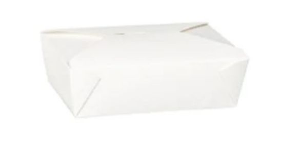 Picture of DISPO-PAK WHITE KRAFT FOOD CONTAINER 69oz NO.3 (PACK OF 50) 