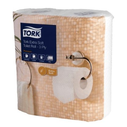 Picture of TORK EXTRA SOFT TOILET ROLL 3PLY 165sht (40)