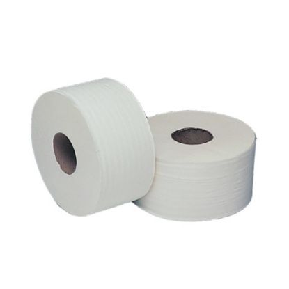 Picture of JANGRO MINI JUMBO TOILET ROLL 200M  2¼" CORE 2 PLY (12) SHRINKWRAPPED