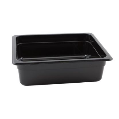 Picture of GASTRONORM FOOD PAN 1/2 100mm BLACK 6 LTR