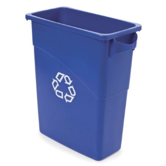 Picture of SLIM JIM BASE WITH LOGO 60LTR 58.8X27.9X63.2 BLUE