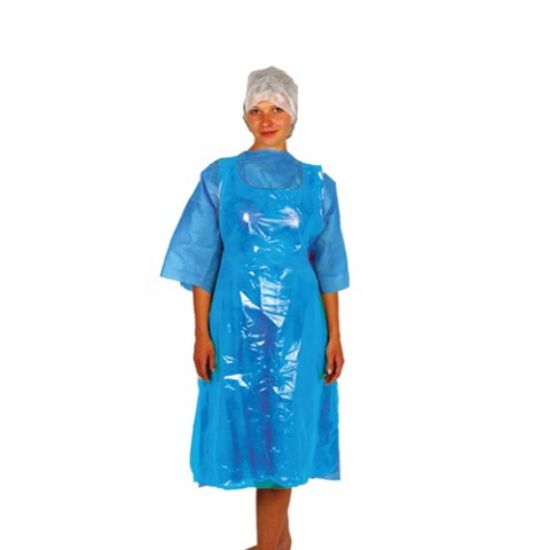 Picture of CASE OF APRON DISPOSABLE FLAT PKT BLUE (10 X 100)