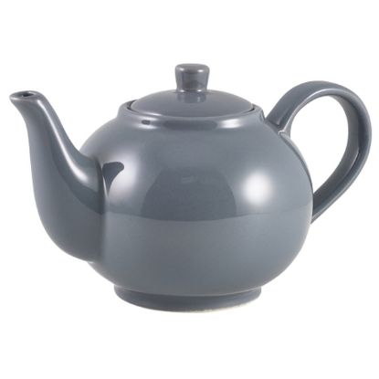 Picture of GENWARE PORCELAIN GREY TEAPOT 45CL 15.75oz     (6)