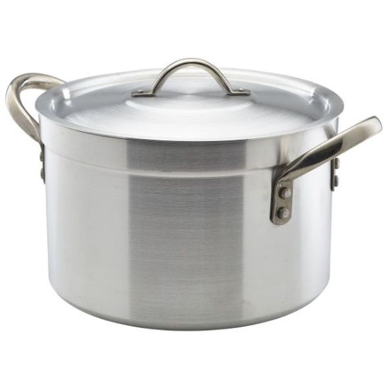 Picture of ALUMINIUM STEWPAN SUPPLIED WITH LID 34 LTR