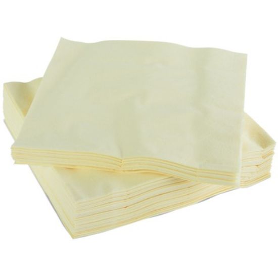 Picture of TORK DINNER NAPKIN 40CM 2PLY 8 FOLD CHAMPAGNE x 150