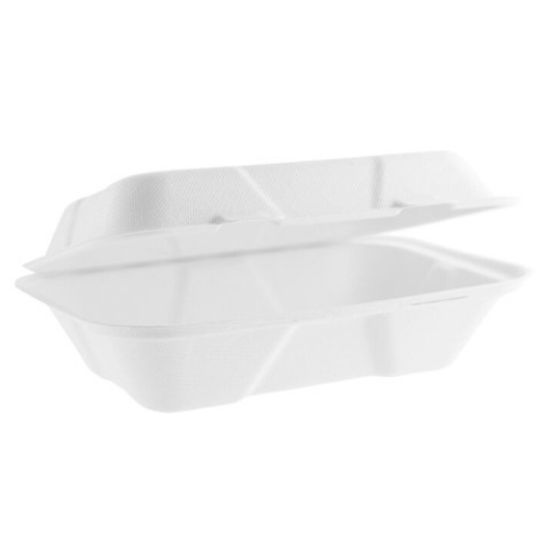 Picture of VEGWARE NOURISH BAGASSE CLAMSHELL 9x6" (PACK OF 50)