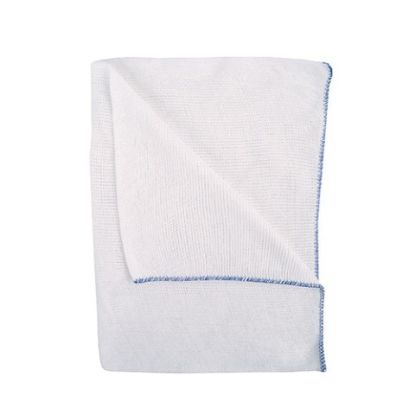 Picture of JANGRO DISHCLOTH WHITE WITH BLUE EDGE (10)