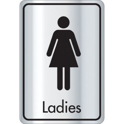 Picture of FEMALE SEX SIGN RIGID ALLUPANEL 128x83MM