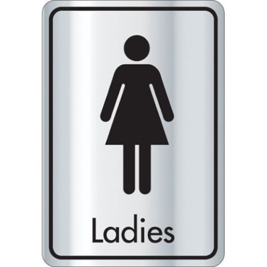 Picture of FEMALE SEX SIGN RIGID ALLUPANEL 128x83MM