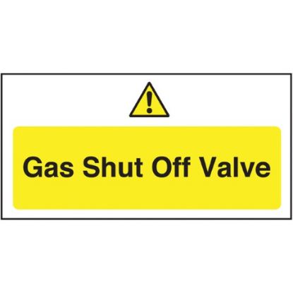 Picture of GAS SHUT OFF VALVE S/A 100X200 YELLOW & WHITE