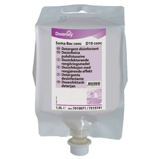 Picture of SUMA BAC CONC SANITISER D10 1.5LTR (4)  **LQ**