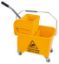 Picture of MICROSPEEDY FLAT MOP BUCKET AND WRINGER YELLOW 20LTR