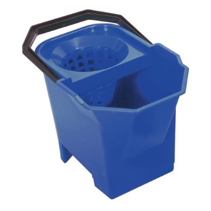 Picture of BULLDOG MOP BUCKET C/W HANDLE SIEVE & GRID 8LTR BLUE