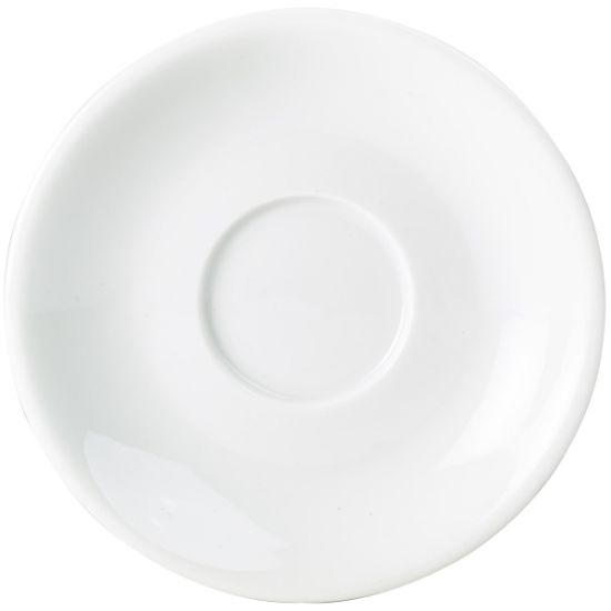 Picture of GENWARE PORCELAIN WHITE SAUCER 16CM  6.25"    (6)