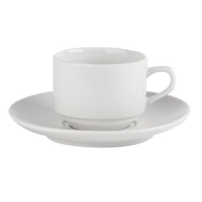 Picture of CASE OF SIMPLY STACKING TEACUP 7OZ WHITE (6)