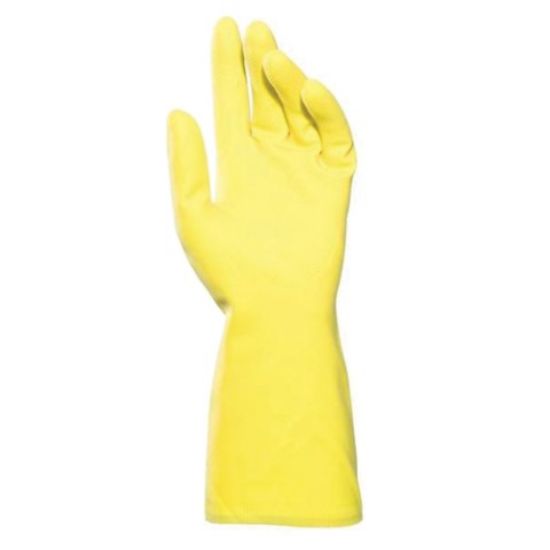 Picture of RUBBER GLOVES MED YELLOW x 1