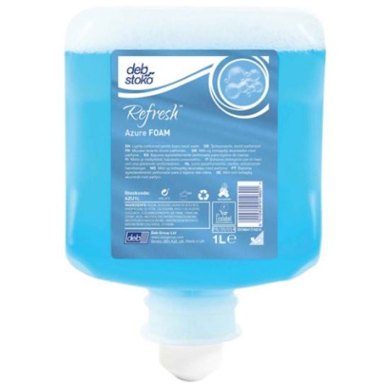 Picture of DEB REFRESH AZURE FOAM 1L  (SINGLE)