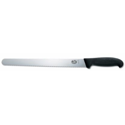 Picture of VICTORINOX SLICING KNIFE SERRATED BLADE 30CM BLACK