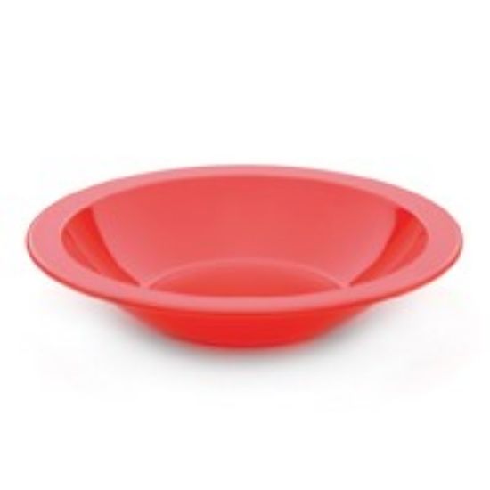 Picture of POLYCARB NARROW RIM BOWL 6.8" RED (12)