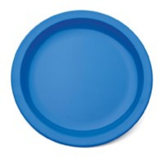 Picture of POLYCARB NARROW RIM PLATE 9" BLUE (12)