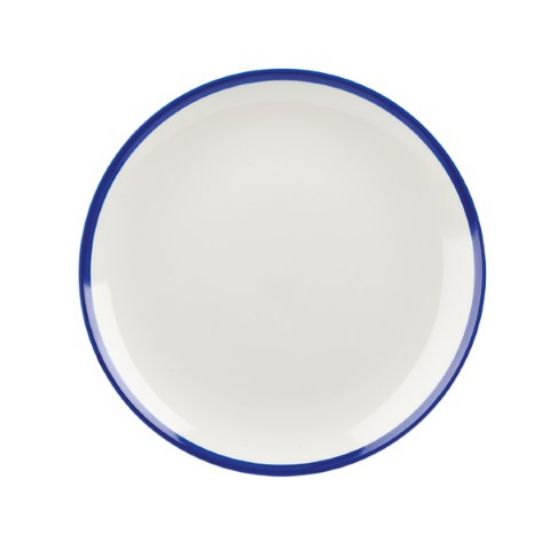 Picture of CASE OF 12 RETRO COUPE PLATE 8.6" BLUE