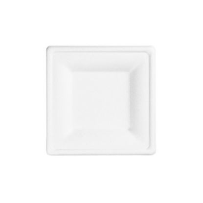 Picture of CASE OF (500) VEGWARE BAGASSE PLATE SQUARE 6"