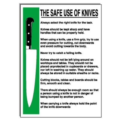 Picture of THE SAFE USE OF KNIVES S/A 300X200MM