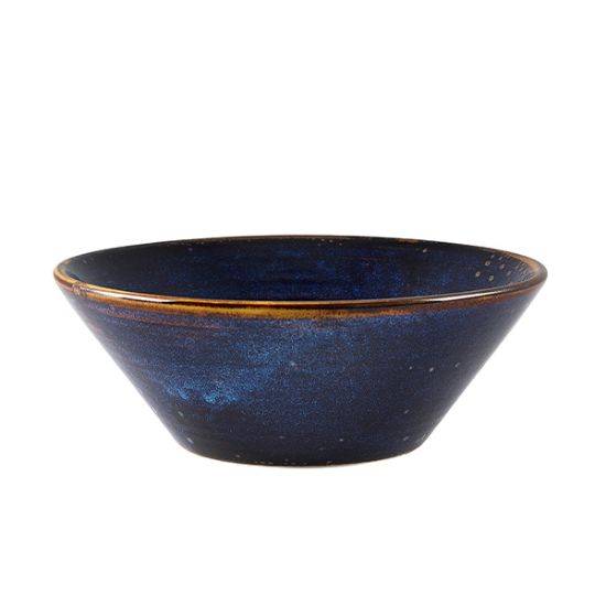 Picture of TERRA PORCELAIN AQUA BLUE CONICAL BOWL 16CM  (6)