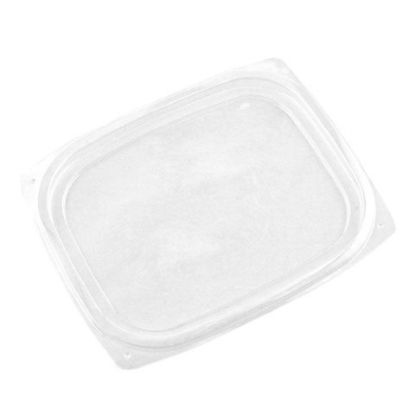 Picture of CASE OF (450) VEGWARE PLA RECTANGULAR DELI LID FITS 8-16OZ DELI 