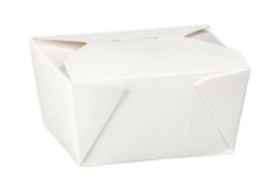 Picture of DISPO-PAK WHITE KRAFT FOOD CONTAINER 26oz NO.1 (PACK OF 50)