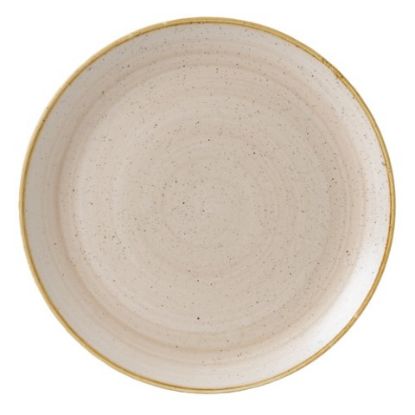 Picture of STONECAST NUTMEG CREAM COUPE PLATE 12.75" (6)