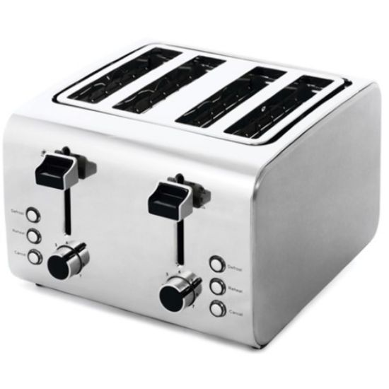 Picture of 4 SLICE TOASTER ST/ST WITH BLACK TRIM