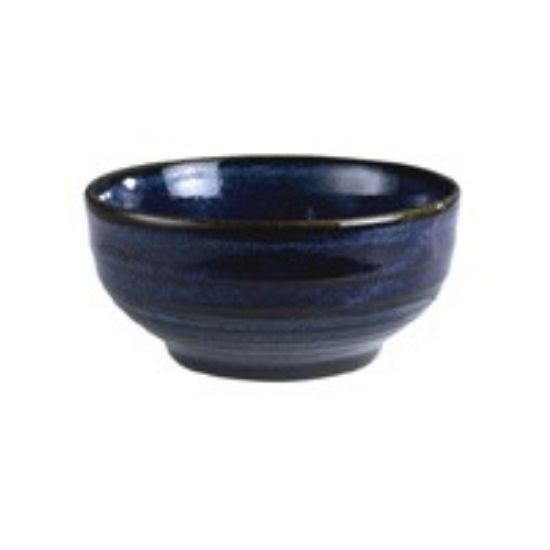 Picture of CASE OF 12 BIT ON THE SIDE RIPPLE SNACK BOWL 6oz SAPPHIRE