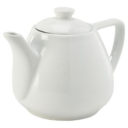 Picture of GENWARE PORCELAIN WHITE CONTEMPORARY TEAPOT 45CL 16oz  (6)