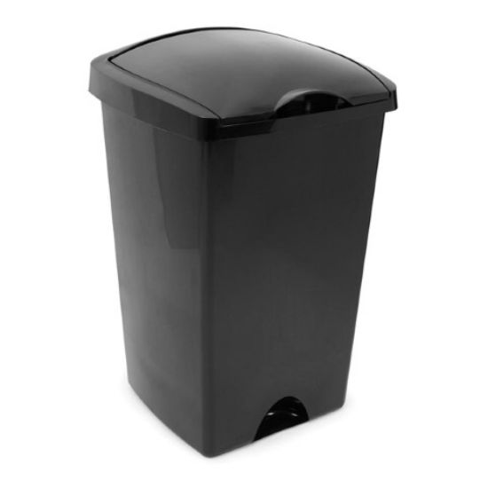 Picture of ADDIS LIFT TOP BIN 50LTR BLACK