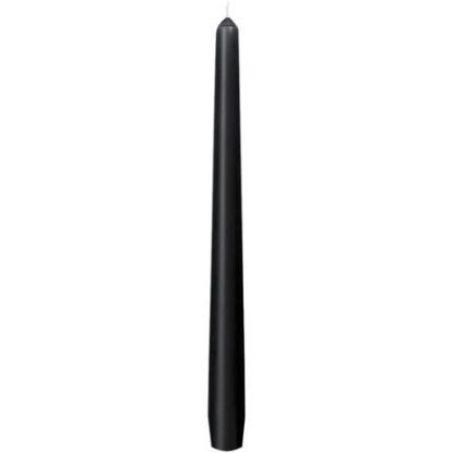 Picture of TAPER CANDLE 10" BLACK 7.5HR (100)