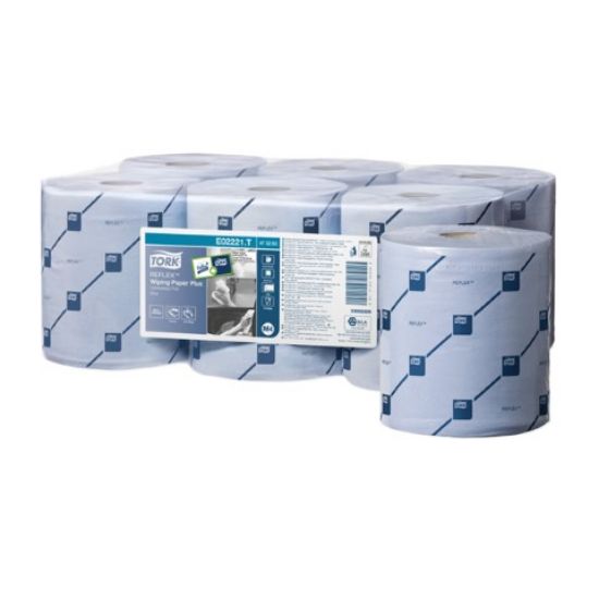 Picture of TORK REFLEX WIPING PAPER PLUS 150MTR BLUE 2PLY (6)