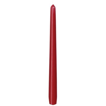 Picture of TAPER CANDLE 10" WINE RED 7.5HR (100)