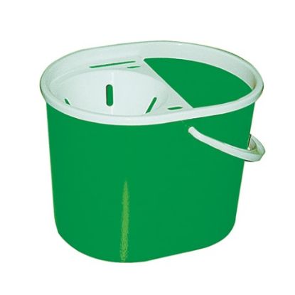 Picture of JANGRO LUCY OVAL MOP BUCKET & SIEVE 15LTR GREEN