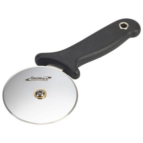 Picture of PIZZA CUTTER WHEEL 4" STAINLESS STEEL WITH PLASTIC HANDLE