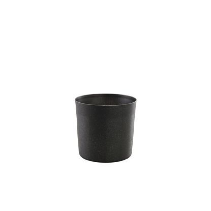 Picture of CASE OF 12 GENWARE BLACK VINTAGE STEEL SERVING CUPS 14.8oz