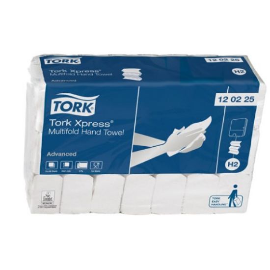 Picture of TORK EXPRESSTM MULTIFOLD HAND TOWEL H2 2PLY WHITE 180SHT(21)