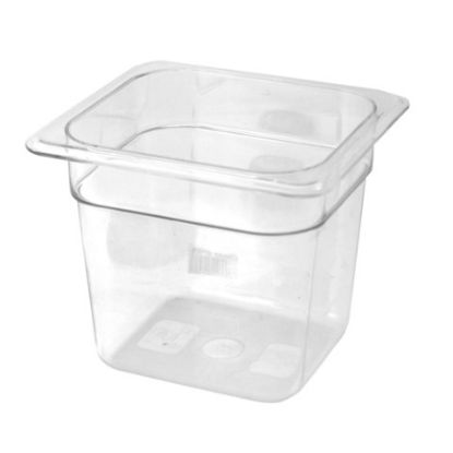 Picture of GASTRONORM FOOD PAN 1/6 65MM CLEAR 1LTR