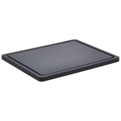 Picture of BARTENDERS CHOPPING BOARD BLACK NON SLIP     32 x 26cm