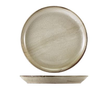 Picture of TERRA PORCELAIN SMOKE GREY COUPE PLATE 27.5CM (6)